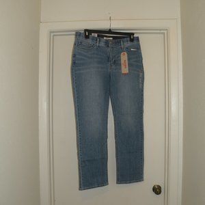 NWT Levis 525 Perfect Waist Straight Jeans 14S 32 Med Wash Levi's